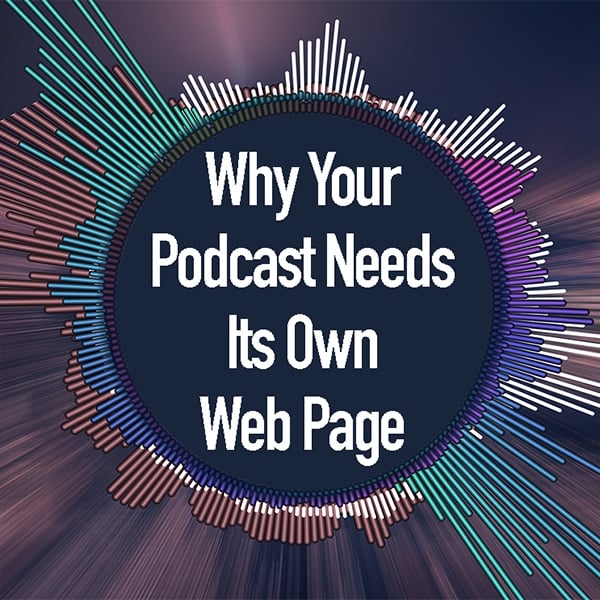 "podcast on your own web page"